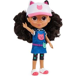 Spin Master Gabby's Dollhouse - Bambola Gabby da 20,3 cm Edizione Viaggio con Accessori per Bambini dai 3 Anni