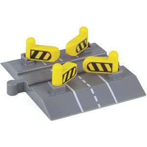 Hape Attraversamento Ferroviario Automatico - Passaggio a Livello ferroviario apri e chiudi per gioco con trenini adatto dai 3 anni in su