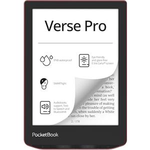 PocketBook Verse PRO Libro Electrónico 6 16GB Rojo Pasión