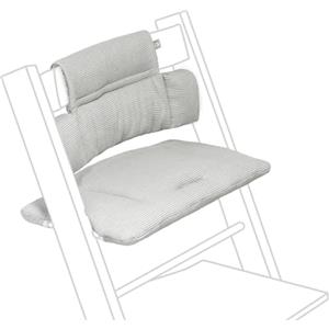 Stokke Tripp Trapp Cuscino Classic, Nordic Grey - Da aggiungere alla sedia e al seggiolone Tripp Trapp per Supporto e Comfort - Lavabile in lavatrice - Per tutte le Sedie Tripp Trapp