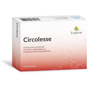Oliverio Stilo Company CIRCOLESSE - Integratore Alimentare per Microcircolo con Diosmina e Centella, 30 Compresse