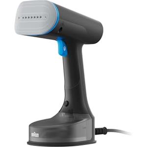 Braun Household Braun QuickStyle 5 GS5031BL - Piastra a vapore Dual FreeGlide, tecnologia 3D, tecnologia FastSteam, vapore 25 g/min, serbatoio acqua 150 ml, lunghezza cavo da 2,5 m, pronta in 45 secondi, 1200 W,