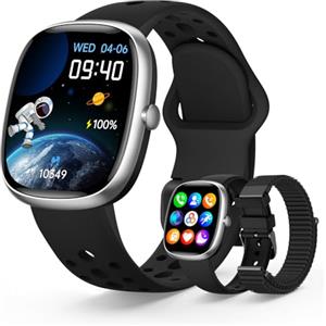 JoJoego Fitness Tracker Smartwatch Bambini, Orologio Smartwatch Bambino con 100+ Modalità Sportive, Contapassi, Frequenza Cardiaca, Monitor del Sonno, Impermeabile IP68, Regalo per Ado 5-16, Nero