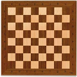 Cayro - Scacchiera Professionale In Legno - Bianca E Marrone - Design Elegante - Realizzata A Mano Robusta E Durevole - Giochi Da Tavolo