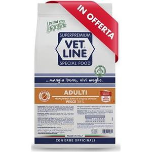 Olistika Vet Line Crocchette Monoproteiche al Pesce 12,5 kg - Alimento Completo per Cani Adulti con Erbe Officinali