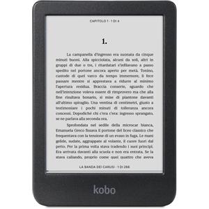 Rakuten Kobo Lettore eBook Rakuten Kobo Clara BW lettore e-book Touch screen 16 GB Wi-Fi Nero (Czytnik czarny [N365-KU-) [N365-KU-BK-K-EP]