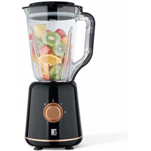 BERGNER Copperly - Blector Glass Blector Ottima capacità - 2 velocità con potenza di impulso di 800 W - brocca di vetro da 1,8 -liter - lame resistenti all'acciaio inossidabile - assoluto non slitta