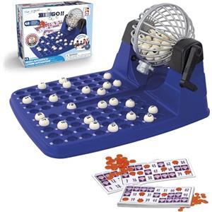 Chicos - Tombola automatica Lusso | Gioco tradizionale con 90 palline numerate e 48 cartelle | Intrattenimento in famiglia e amici | A partire da 3 anni (20805)