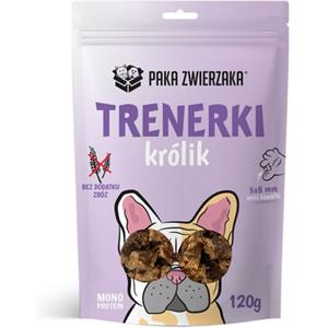 PAKA ZWIERZAKA - Bocconcini per Animali con 95% Carne di Coniglio, Senza Cereali e Conservanti, 120g