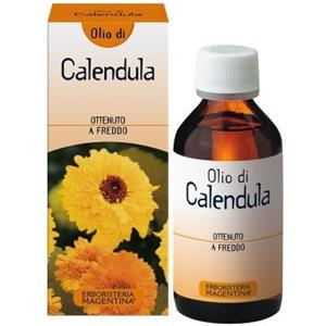 Erboristeria Magentina Olio di Calendula Emolliente 100 ml - Lenitivo e Riepitelizzante per Pelli Sensibili