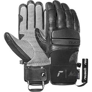 Reusch Marco - Guanti da sci unisex - Guanti invernali impermeabili e antivento con pelle di capra, imbottiti su nodi e dita, caldi, traspiranti e resistenti