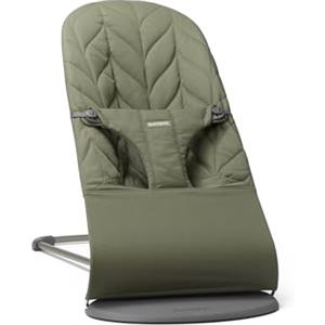 BabyBjörn Sdraietta Bliss, Tessuto, Trapunto a petalo, Verde scuro