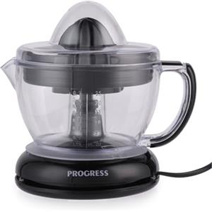 Progress EK5881 Spremiagrumi compatto - Caraffa da 700 ml senza BPA, coni di spremitura piccoli e grandi, rotazione multidirezionale, beccuccio incorporato per il versamento facile, base staccabile