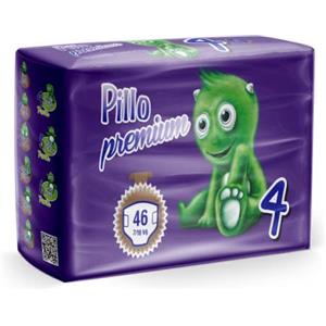 Totò Piccinni PILLO Premium Maxi, Taglia 4 (7-18 Kg), 1 Pacco da 46 Pannolini Bimbo