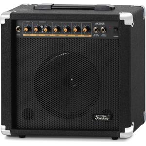 Soundking AK20-GR Amplificatore Chitarra 60W - Equalizzatore 3 bande - Speaker 8 - 2 canali clean/overdrive - Uscita cuffie & altoparlante - Angoli protettivi extra robusti.