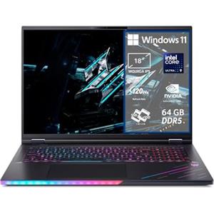 acer Predator Helios 18 AI PH18-73-950M Notebook Gaming, Intel Core Ultra 9 275HX, RAM 64 GB, 3 TB SSD, Display 18" WQUXGA IPS Mini LED, NVIDIA GeForce RTX 5090 24 GB GDDR7, Windows 11 Home