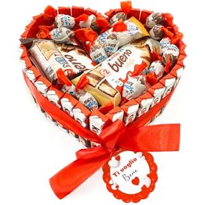 ONZA DULCE Y SALADO SWEET & SALTED Onza Idee Regalo Pasqua - Uova di pasqua 2026: Kinder Bueno, Kinder Cioccolato, Uovo Kinder Schokobons, Happy Hippo - Cesto pasquale 2026 regalo donna, uomo, bambini