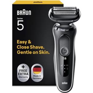 BRAUN SERIES 5 51-W1000S MÁQUINA DE AFEITAR DE LÁMINAS NEGRO