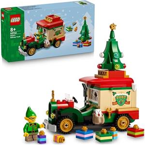 LEGO Furgone delle Consegne di Babbo Natale - Colorato Modellino da Gioco e da Esposizione con Albero di Natale, Pacchi Regalo e Decorazioni - Regalo Natalizio per Bambini e Bambine da 8 Anni - 40746