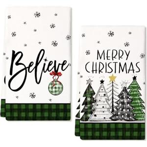Hoqque Decorazioni Natalizie Strofinacci Natalizi Addobbi Asciugamani Natale Canovacci Cucina Set Natalizio Christmas Decorations Decori Tavola Decor Tavolo Natalizia Stracci Cucine Strofinaccio