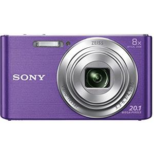 Sony DSCW830 - Fotocamera digitale compatta, 20,1 MP, zoom ottico 8x, LCD da 2,7 pollici, colore: Viola