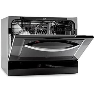 Klarstein Lavastoviglie 6 Coperti, Lavastoviglie Libera Installazione Silenziosa con 7 Programmi di Lavaggio