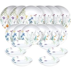 Tognana Florenne, Servizio piatti 18 pezzi per 6 persone, porcellana, multicolor
