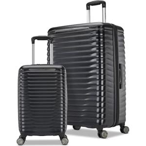 Samsonite Element - Set di valigie rigide, 2 pezzi, colore: Nero, Nero , Bagagli Hardside