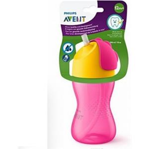 Avent Tazza con cannuccia Fucsia 300 Ml