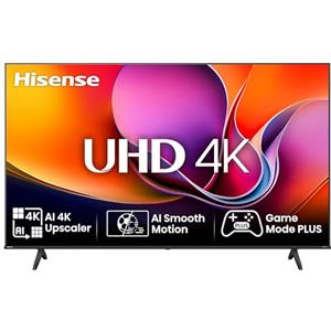 Hisense Smart TV 65 4K Ultra HD 2025 65A6Q, Smart TV VIDAA U8, Dolby Vision, HDR 10, Game Mode Plus, Alexa Built-in, VIDAA Voice, Tuner DVB-T2/S2 HEVC 10, lativù 4K, 65'', 2025 LED