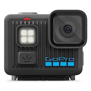 GoPro LIT HERO - Action camera leggera, compatta e impermeabile con luce integrata, video Ultra HD 4K60, foto da 12 MP, touch screen, stabilizzazione HyperSmooth