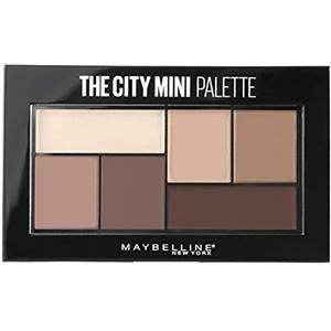Maybelline New York The City Mini Palette, Pigmenti Puri per un Colore Intenso in una Sola Passata, 480 Matte About Town
