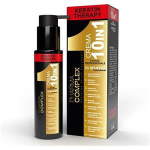 Pharma Complex Crema Trattamento 10 in 1 per Capelli, Termoprotettore Senza Risciacquo Con Keratina, Anticrespo, Fortificante per Capelli Fragili e Soggetti alla Rottura, 100ML