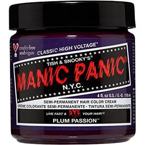 Manic Panic Plum Passion - Colorazione Semipermanente Vegana per Capelli Viola, 118 ml