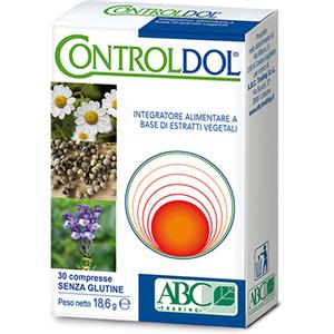 ControlDol - Integratore Alimentare in Compresse per Sollievo Muscolare e Sindrome Premestruale - 30 Compresse Senza Glutine