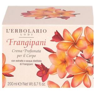 L'Erbolario Crema Profumata per il Corpo Frangipani 200 ml - Idratante e Tonificante con Oli Biologici