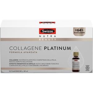 Swisse Collagene Platinum - Integratore Alimentare con Collagene, Mirtillo Fermentato e Vitamina E - 10 Flaconcini da 30 ml