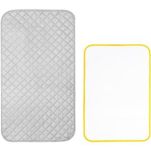 UOCAI 2 Pezzi di Tappetino da Stiro Bügelmatte Bügelbrett Bügeltuch Bügelkissen Tavolo Portatile Bügeldecke Pieghevole Bügelbrett Bügeltuch per Ferro da Stiro a Vapore Portatile Tavolo da Stiro da
