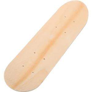 HEMOTON Tavola da skateboard vuota per pittura artistica, 43 x 12 cm, in legno, per principianti, skateboard non finiti per fai da te e longboard