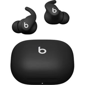 Beats Powerbeats Fit - Auricolari Wireless Noise-Cancelling per Allenamenti con Design Ergonomico e Alette di Sicurezza - Nero