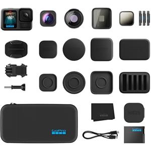 GoPro Collezione di obiettivi GoPro HERO13 Black + serie HB: include obiettivo macro, obiettivo ultra grandangolare, 4 filtri ND, obiettivo anamorfico e custodia premium