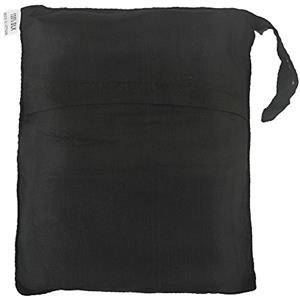 Marycrafts Lenzuolo Sacco a Pelo 100% Seta di Gelso 210 x 84 cm Fodera Interna Ultraleggera 120 g con Sacchetto Compatto Traspirante per Campeggio Trekking Viaggio Ostello (Nero)