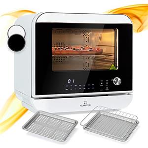 Klarstein Friggitrice ad Aria Calda Air Fryer Elettrica 2450W, Forno Facile da Pulire, 10 Programmi, Timer e Controllo Temperatura, 18 Litri