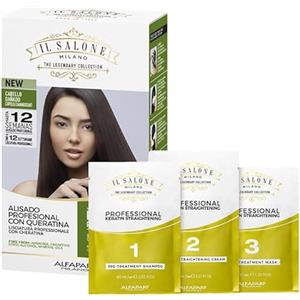Alfaparf Milano Il Salone Straight Kit Argan & Cheratina - trattamento lisciante