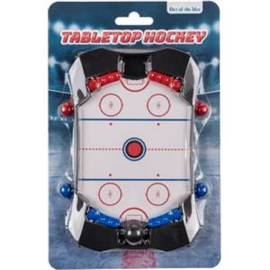 BLUECHOLON Mini Gioco da Tavolo Calcio e Hockey, Gioco di Calcio Balilla Interattivo Regalo Giocattolo di Calcio da Tavola, Feste, Interattivo, Divertimento, Educativo, Scuola, Viaggi, Bambini, Air Hockey