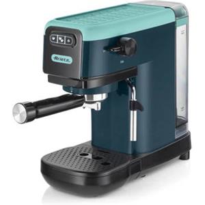 Ariete 1399 Macchina Da Caffè Espresso Light Aquamarine, Per polvere e cialde ESE, 1300 W, Capacità 1,1 Lt, 15 Bar Di Pressione