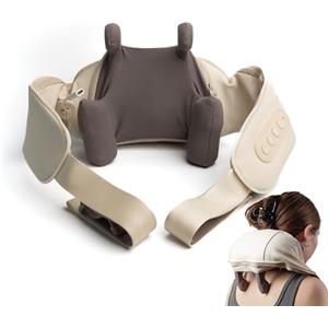 Lifenaxx LX-046, massaggiatore per il collo con riscaldamento - Massaggiatore per il collo e le spalle - Per il collo, le spalle, le gambe e la schiena, con velocità e 2 modalità regolabili