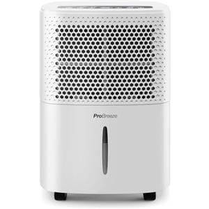 Pro Breeze Deumidificatore 12L / Day con display digitale dell'umidità, modalità Sleep, drenaggio continuo, asciugatura della biancheria e timer 24 ore - Ideale per umidità e condensa