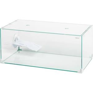 AQPET Tartarughiera in Vetro con Coperchio E Isola per Tartarughe d'Acqua Tortuga, 60 60x30x25 cm 45 Litri
