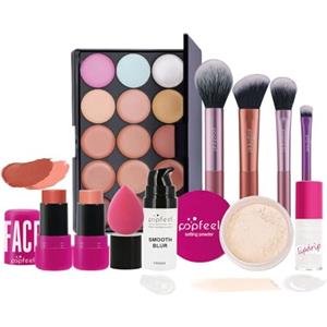 RoseFlower Trousse Trucchi Donna, Set Trucchi Donna Offerta Per Make Up Trousse Trucchi Ragazza con Mascara e Ombretti di Palette Professionali Cosmetics da Viaggio Regali Ragazza